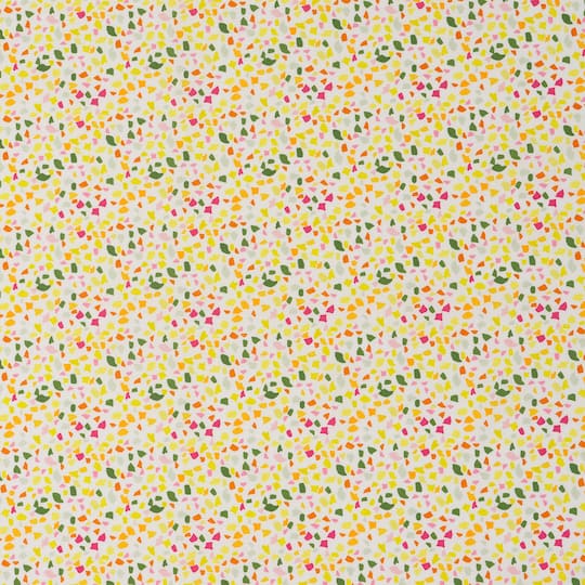 SINGER Yellowparty Confetti Cotton Fabric
